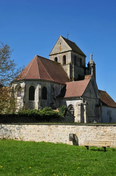 Gouzangrez フランス 2018 美しい教会 — ストック写真