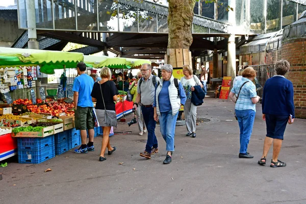 Rouen France September 2018 Market Place Vieux Marche — Stock Photo, Image