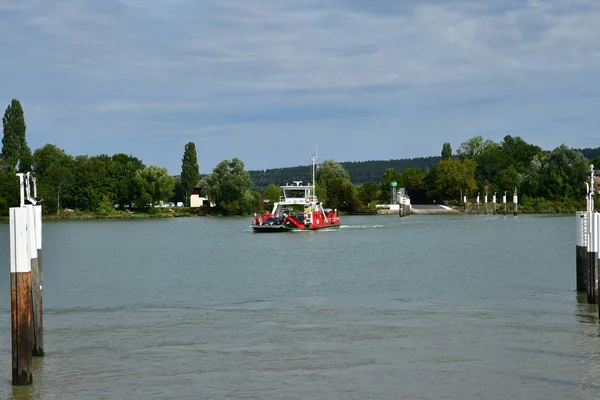 Mesnil Sous Jumieges Yville Sur Seine Ranska Syyskuu 2018 Lautta — kuvapankkivalokuva