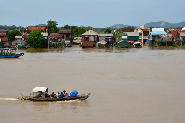 Kampong Chhnang Reino Camboya Agosto 2018 Pintoresco Pueblo — Foto de Stock