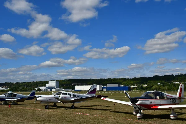 Verneuil Sur Seine Francia Septiembre 2018 Espectáculo Aéreo —  Fotos de Stock