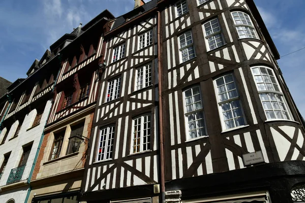 Rouen Frankrike September 2018 Hus Den Historiska Staden — Stockfoto