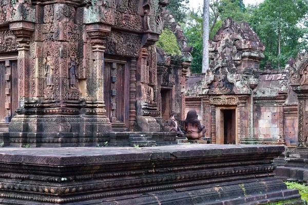 Siem Reap Kambodja Augusti 2018 Templet Banteay Srei — Stockfoto