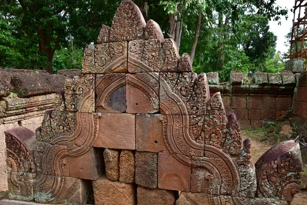 Siem Reap Kingdom Cambodia August 2018 Banteay Srei Temple — Stock Photo, Image