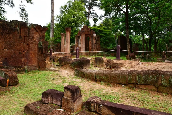 Siem Reap Reino Camboya Agosto 2018 Templo Banteay Srei —  Fotos de Stock