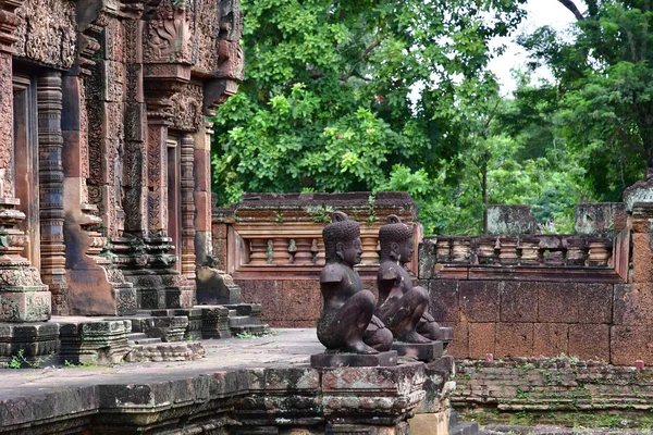 Siem Oogst Koninkrijk Van Kambodja Augustus 2018 Tempel Van Banteay — Stockfoto