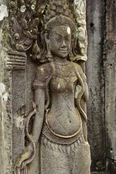 Siem Reap Königreich Kambodscha August 2018 Der Tempel Angkor Bajon — Stockfoto