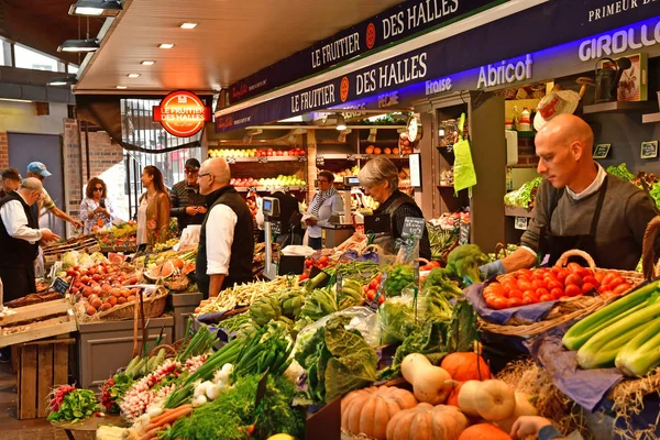 Rouen Francia Septiembre 2018 Mercado Place Vieux Marche —  Fotos de Stock