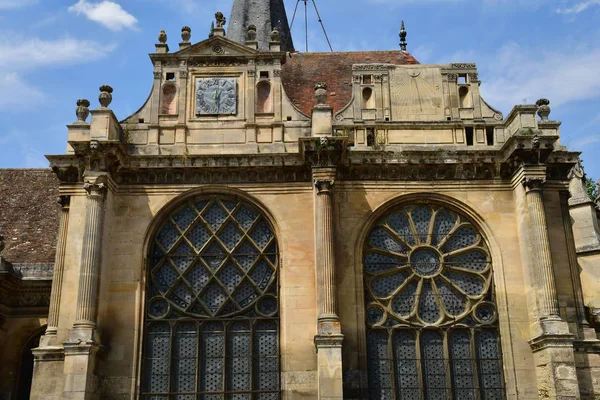 Magny Vexin Frankreich Juli 2017 Die Malerische Renaissancekirche Notre Dame — Stockfoto