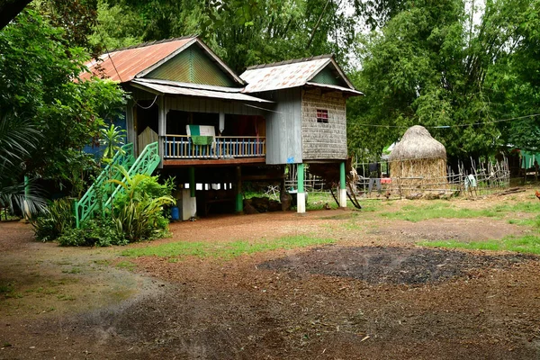 Kampong Chhnang Kambodzsai Királyság Augusztus 2018 Festői Falu — Stock Fotó