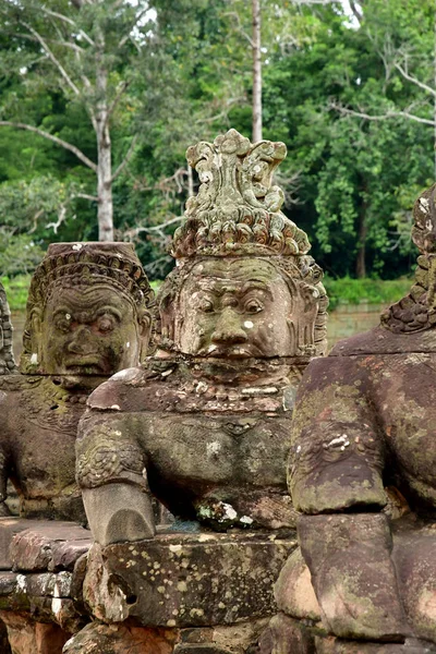 Siem Reap Kambodžské Království Srpen 2018 Chrám Angkor Thom — Stock fotografie
