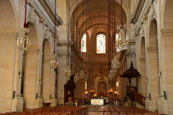 Versailles France Septembre 2018 Cathédrale Baroque Saint Louis Près Château — Photo