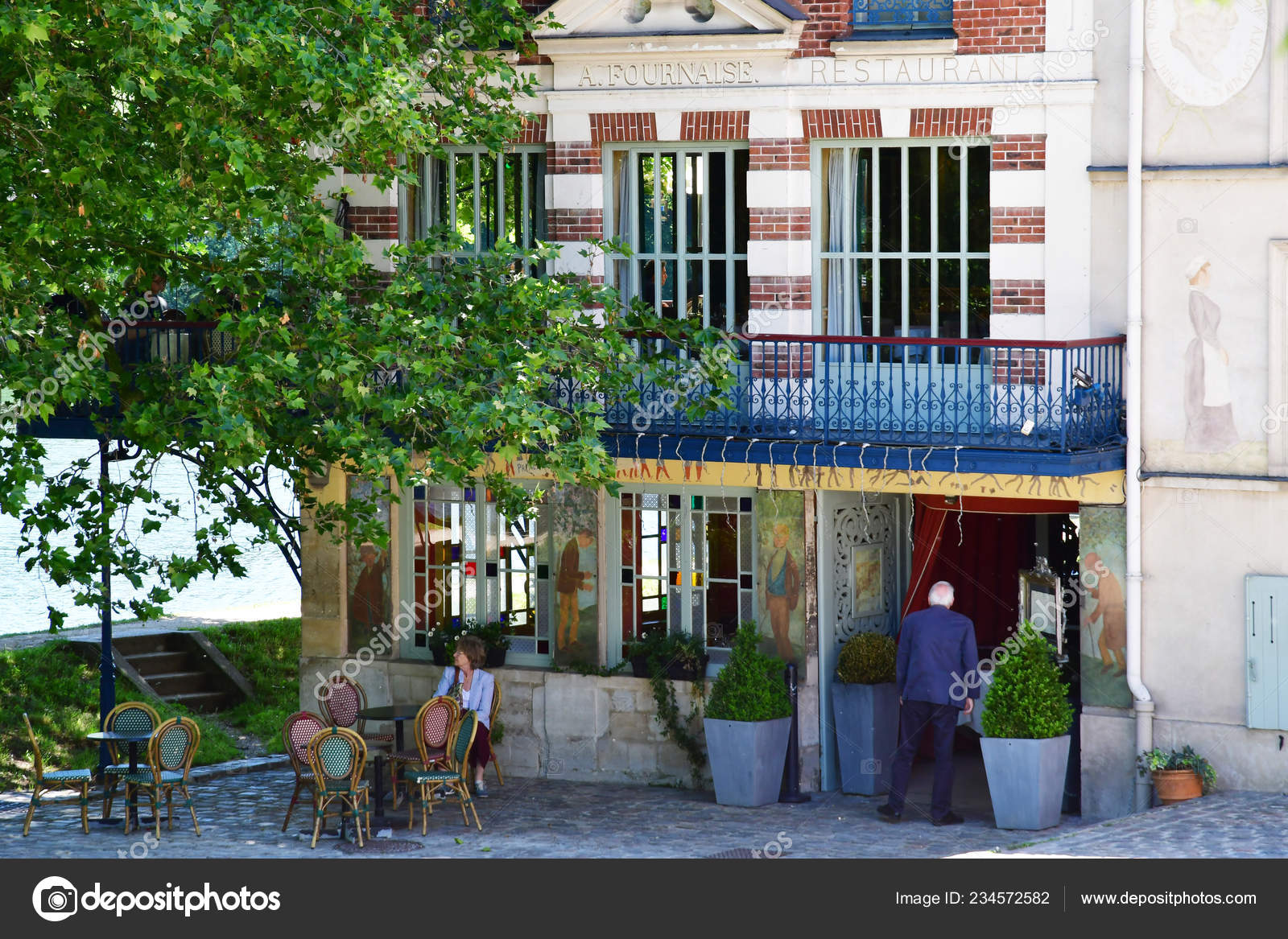 Chatou France May 17 Restaurant Maison Fournaise Auguste Renoir Painted Stock Editorial Photo C Packshot