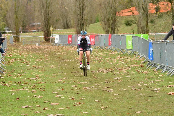 Verneuil Sur Seine Francia Dicembre 2018 Ciclocroce Coppa Dell Ile — Foto Stock