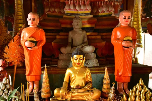 Kampong Tralach Koninkrijk Van Kambodja Augustus 2018 Site Van Pagode — Stockfoto