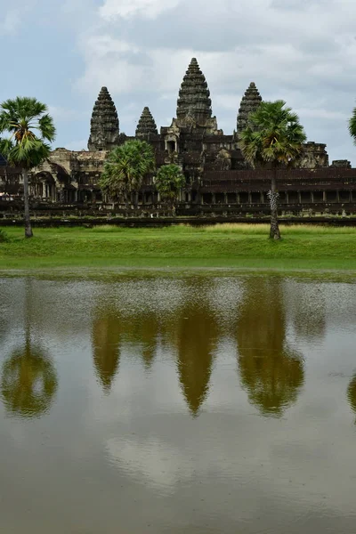 Siem Reap Regatul Cambodgiei August 2018 Templul Angkor Wat — Fotografie, imagine de stoc