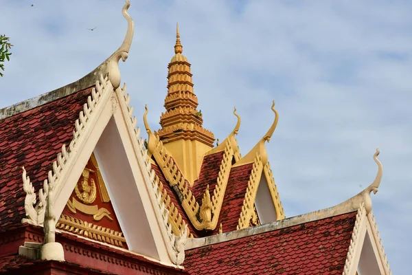 Phnom Penh Koninkrijk Van Kambodja Augustus 2018 Het Koninklijk Paleis — Stockfoto
