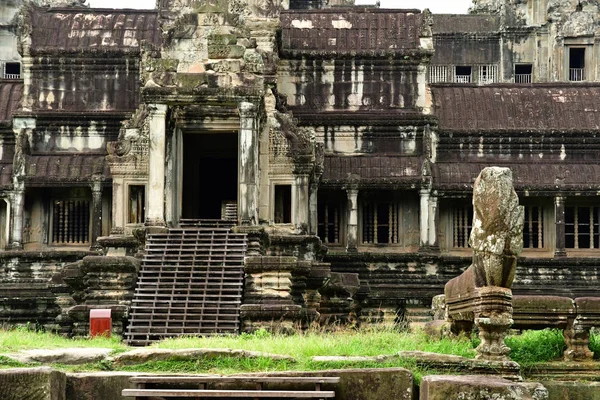 Siem Reap Królestwo Kambodży Sierpień 2018 Świątynia Angkor Wat — Zdjęcie stockowe