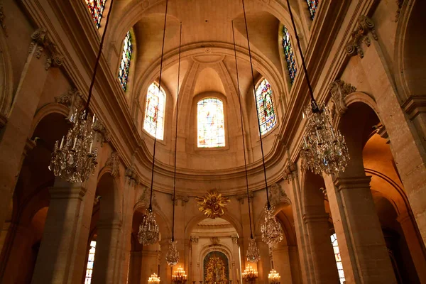 Versailles Fransa Eylül 2018 Castle Yakınındaki Saint Louis Lçesi — Stok fotoğraf