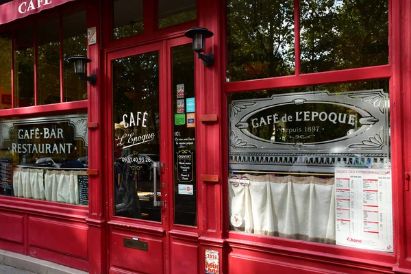 Rouen Fransa Eylül 2018 Restoran Tarihi Şehrin — Stok fotoğraf