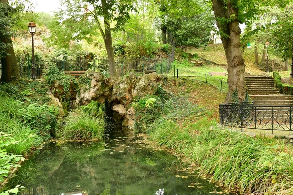 Villennes Sur Seine França Outubro 2017 Parque Fauvel Frente Prefeitura — Fotografia de Stock