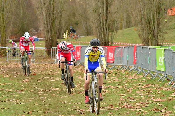 Verneuil Sur Seine Fransa Aralık 2018 Cyclo Cross Ile France — Stok fotoğraf