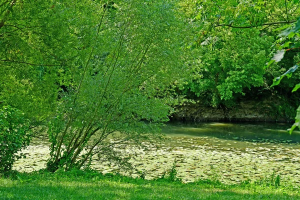 Haute Isle Francia Julio 2018 Pintoresco Paisaje Verano — Foto de Stock