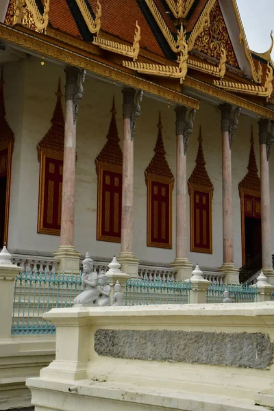Phnom Penh Reino Camboya Agosto 2018 Palacio Real — Foto de Stock