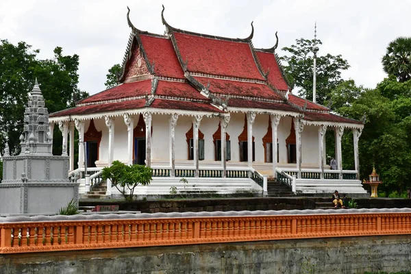 Kampong Tralach Koninkrijk Van Kambodja Augustus 2018 Site Van Pagode — Stockfoto