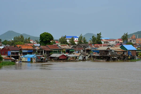 Kampong Chhnang Reino Camboya Agosto 2018 Pintoresco Pueblo — Foto de Stock