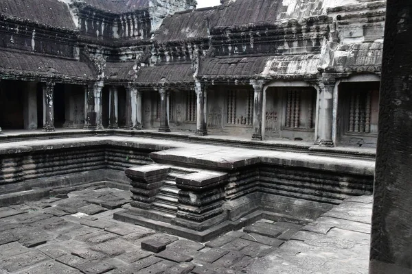 Siem Reap Reino Camboya Agosto 2018 Templo Angkor Wat — Foto de Stock