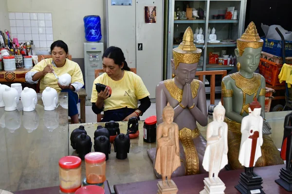 Siem Reap Royaume Cambodge Août 2018 Artisans Angkor Métiers Art — Photo