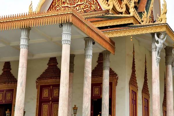 Phnom Penh Königreich Kambodscha August 2018 Der Königliche Palast — Stockfoto