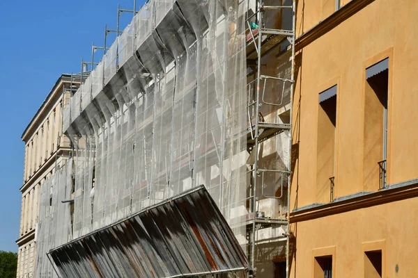 Versailles Francie Září 2018 Staveniště Saint Louis Čtvrti Poblíž Hradu — Stock fotografie