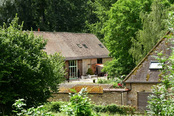 Autheuil Authouillet Francia Agosto 2018 Una Casa Huéspedes — Foto de Stock