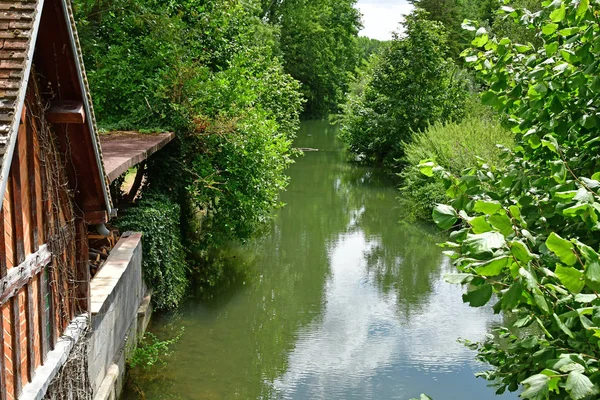 Autheuil Authouillet France August 2018 Eure River — Stock Photo, Image