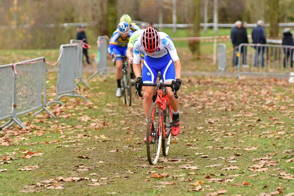 Verneuil Sur Seine France December 2018 Cyclo Cross Cup Ile — Stock Photo, Image