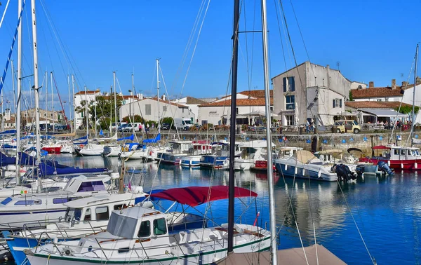 Saint Martin Fransa Ağustos 2016 Pitoresk Köy Tekne Liman — Stok fotoğraf