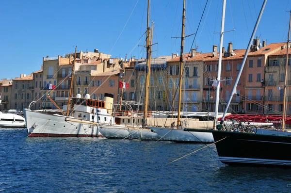Saint Tropez Frankreich April 2016 Der Malerische Hafen — Stockfoto