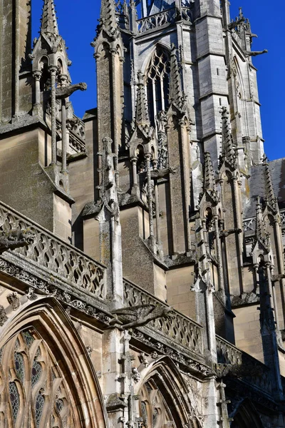 Evreux France January 2017 Gothic Notre Dame Cathedral — Stock Photo, Image