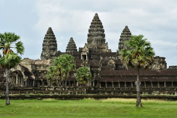 Siem Reap Regatul Cambodgiei August 2018 Templul Angkor Wat — Fotografie, imagine de stoc