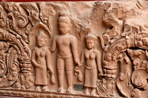 Phnom Penh Kambodja Augusti 2018 Kambodjas National Museum Samling Khmer — Stockfoto