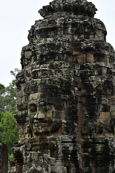 Siem Reap Kingdom Cambodia August 2018 Angkor Bayon Temple — Stock Photo, Image