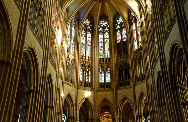 Evreux Frankrijk Januari 2017 Gotische Kathedraal Van Notre Dame — Stockfoto