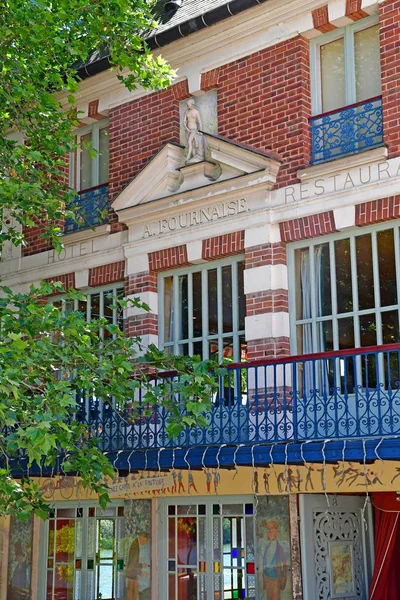 Chatou France May 2017 Restaurant Maison Fournaise Auguste Renoir Painted — Φωτογραφία Αρχείου