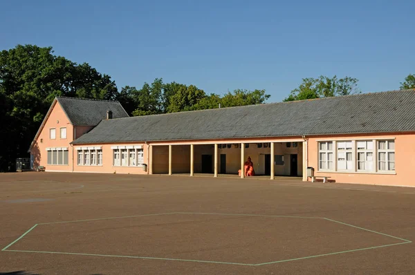 Les Mureaux Γαλλία Σεπτεμβρίου 2017 Σχολείο Jules Φέρι Στο Πάρκο — Φωτογραφία Αρχείου