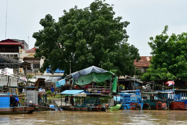 Kampong Chhnang Reino Camboya Agosto 2018 Pintoresco Pueblo — Foto de Stock