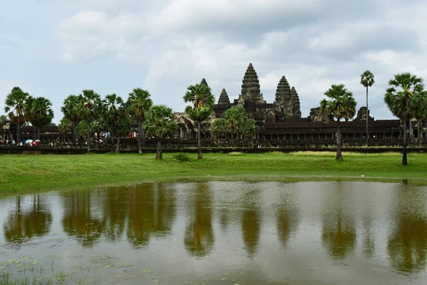 Siem Reap Königreich Kambodscha August 2018 Tempel Angkor Wat — Stockfoto