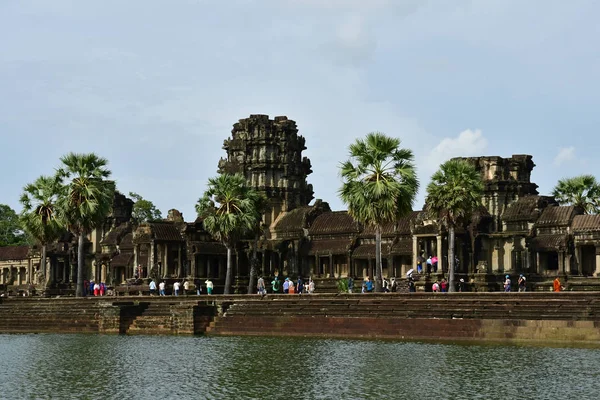 Siem Reap Reino Camboya Agosto 2018 Templo Angkor Wat —  Fotos de Stock