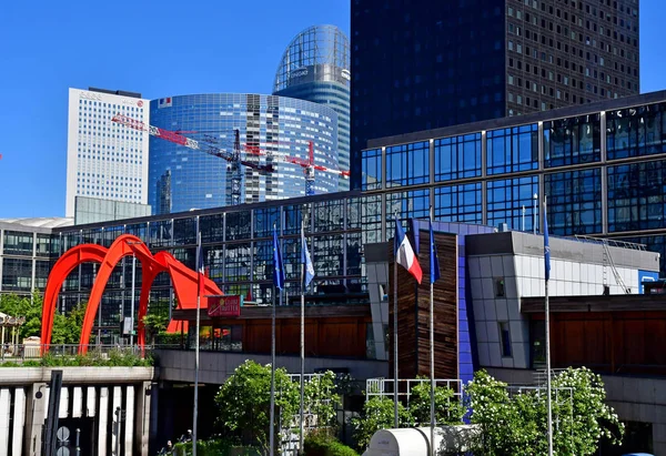 Paris Defense Frankrijk Mei 2017 Red Spider Door Alexander Calder — Stockfoto